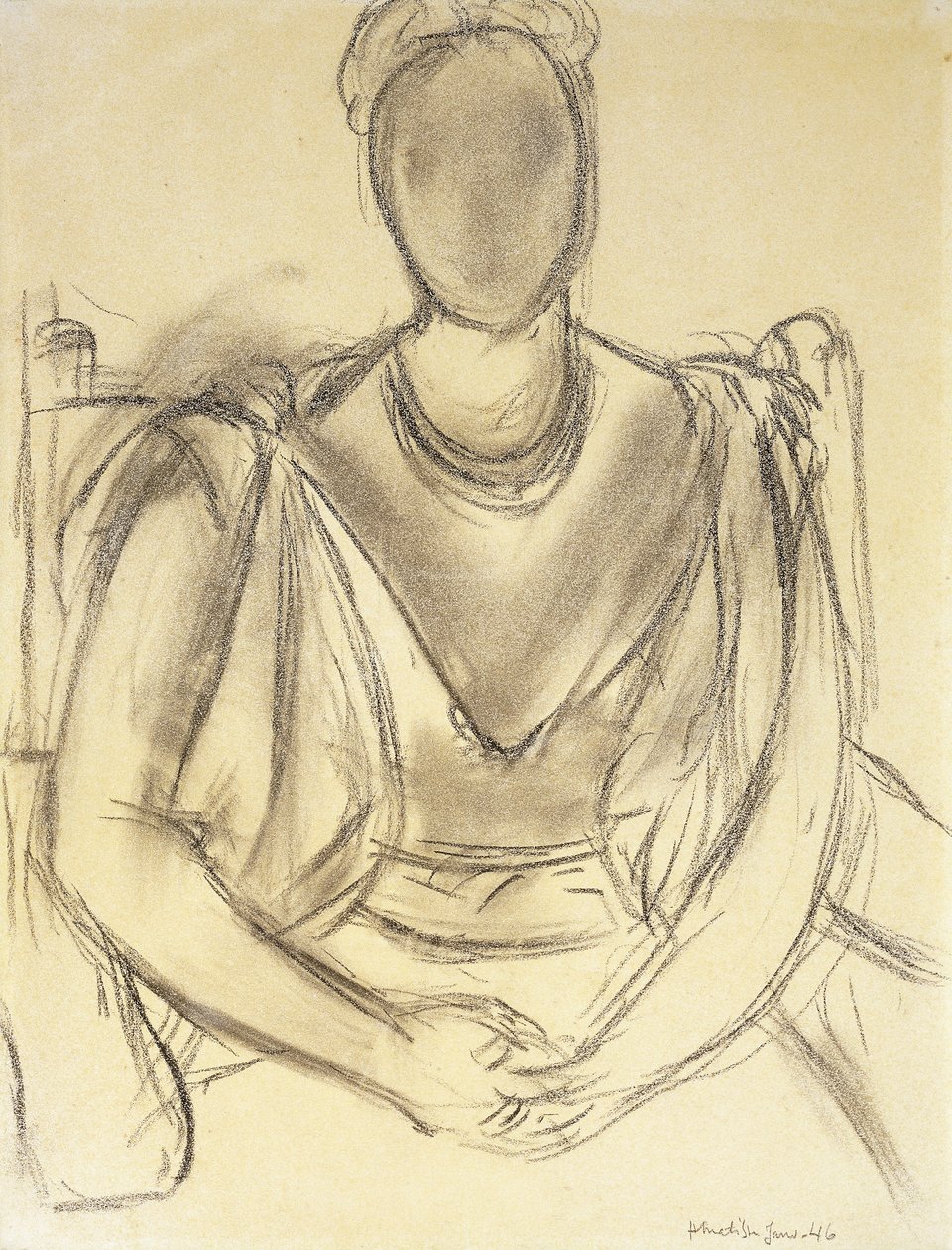 Sittande kvinna; Femme Assise av Henri Matisse