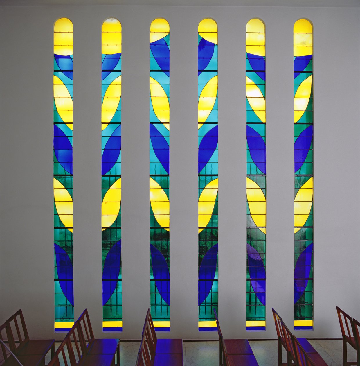 Glasmålning i Rosenkransens kapell, Vence av Henri Matisse