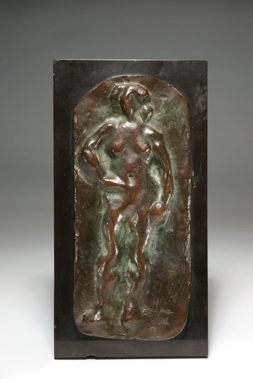 Standing Nude, idé 1908, gjuten 1952 (brons med brun patina) av Henri Matisse