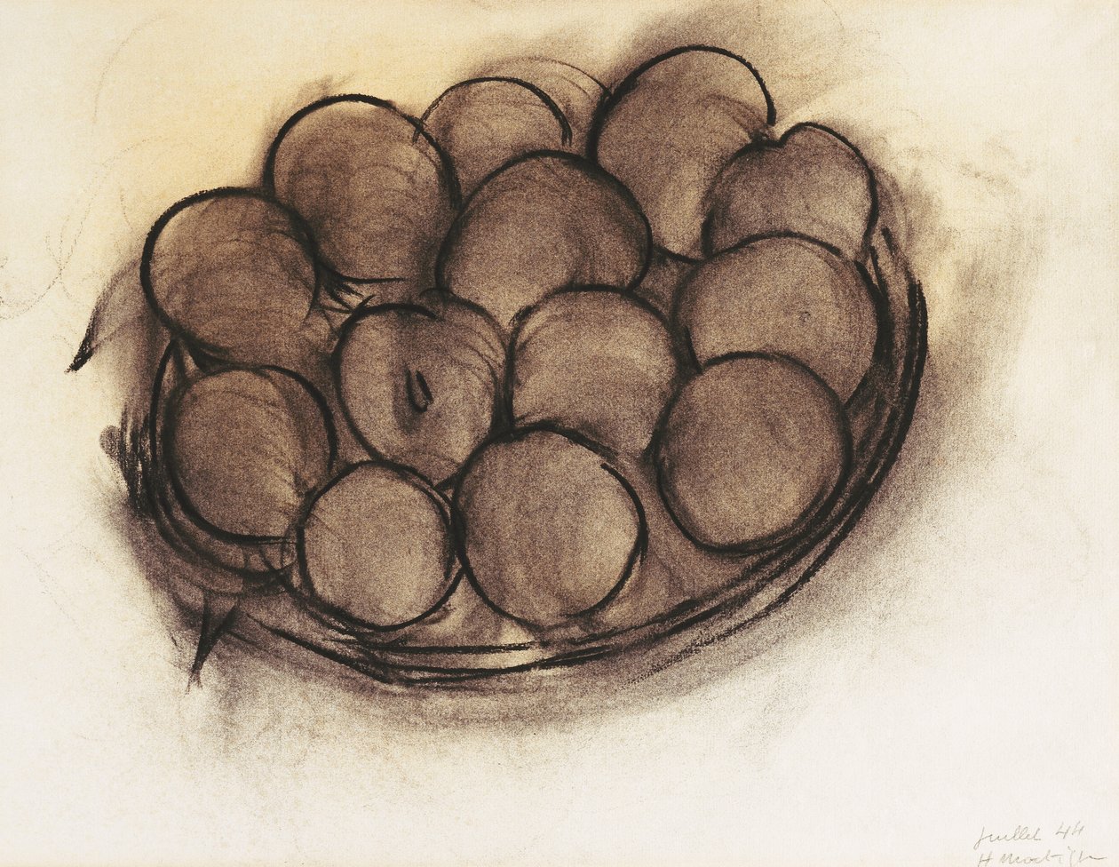 Stilleben av äpplen; Nature Morte aux Pommes av Henri Matisse