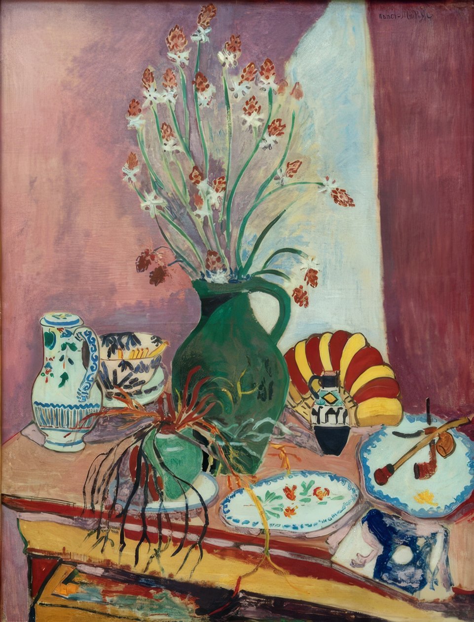 Stilleben med asphodeller av Henri Matisse