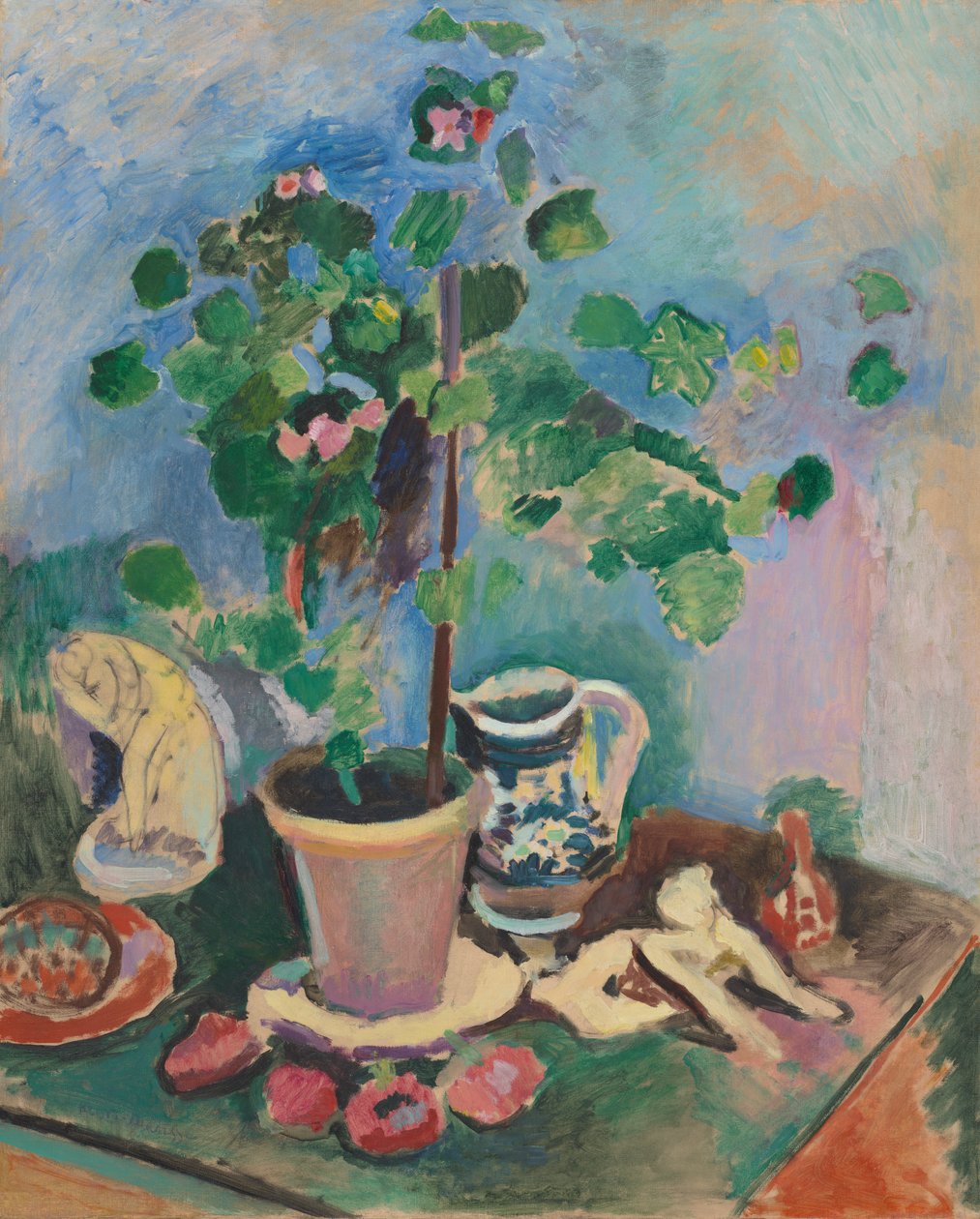 Stilleben med pelargon av Henri Matisse