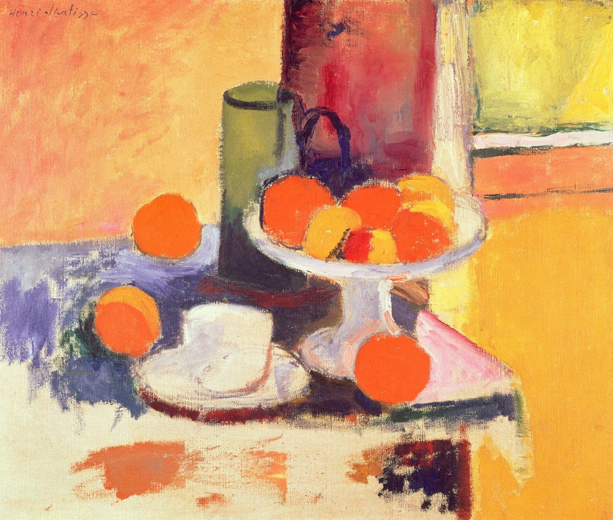 Stilleben med apelsiner II av Henri Matisse