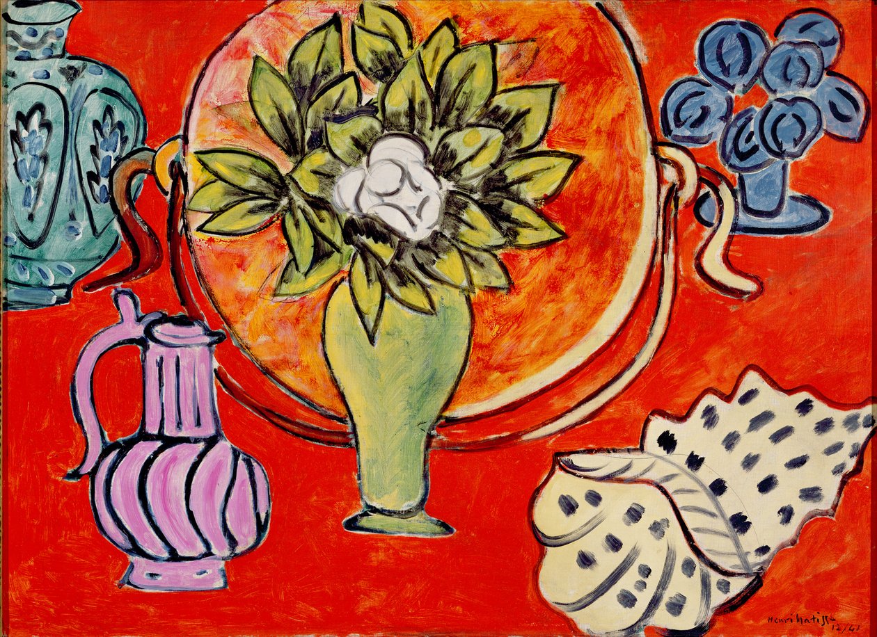 Stilleben med en magnolia av Henri Matisse