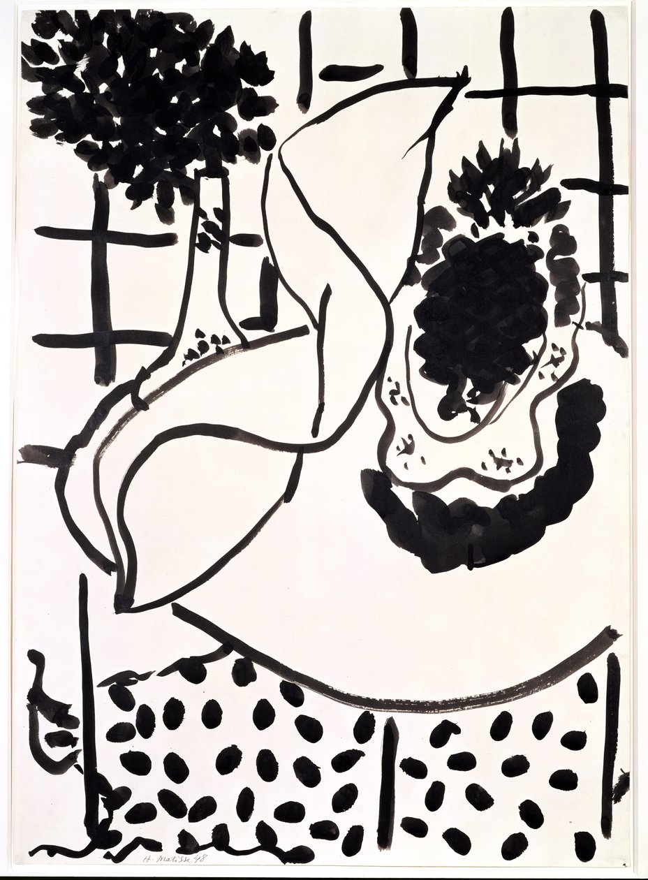 Stilleben med ananas av Henri Matisse