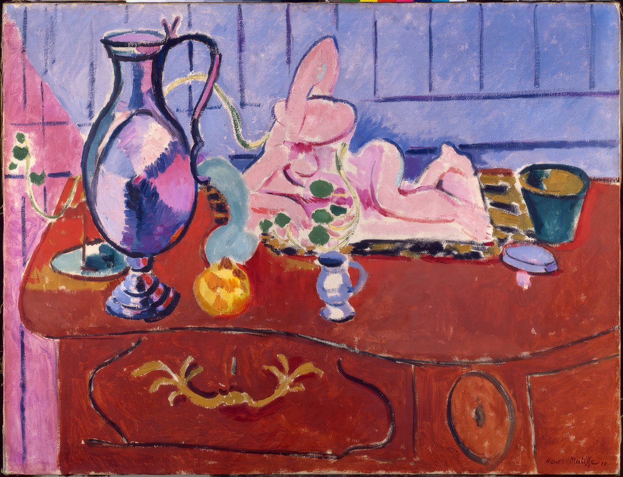 Stilleben med tennkanna av Henri Matisse