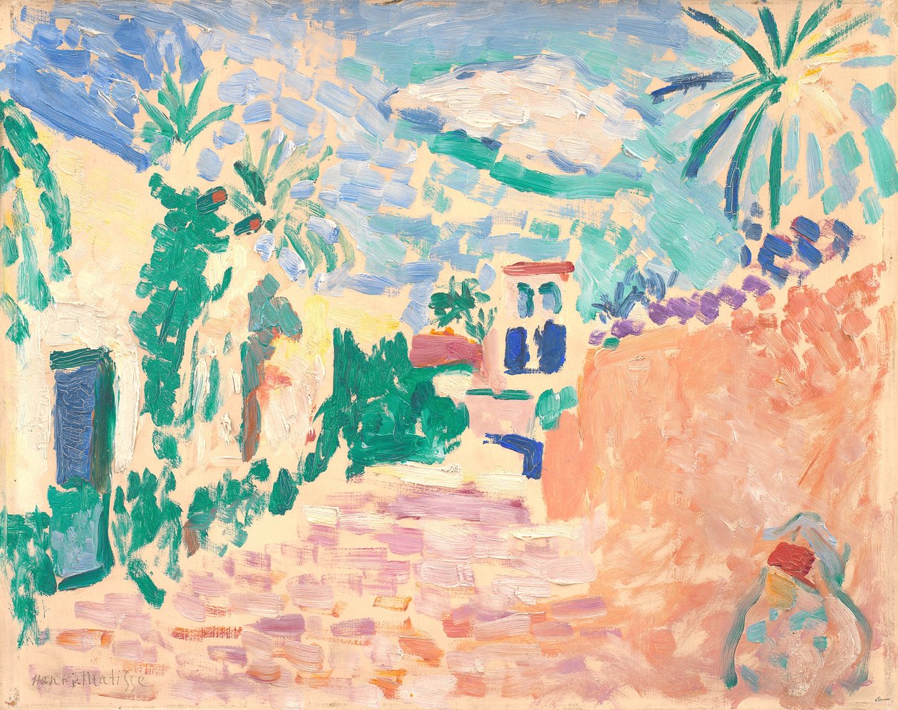 Gata i Biskra, Algeriet av Henri Matisse