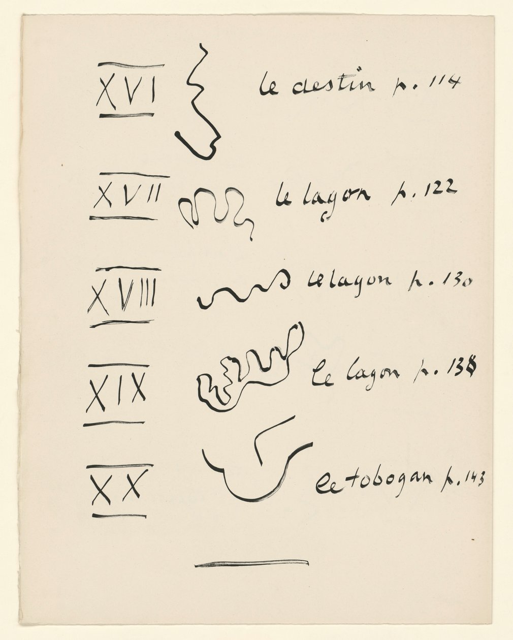 Bildförteckning 4. Ur ”Jazz”. S. 152 av Henri Matisse