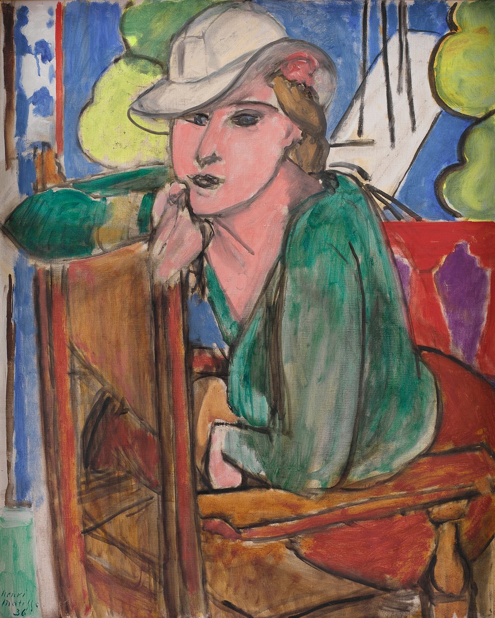 Den gröna blusen av Henri Matisse