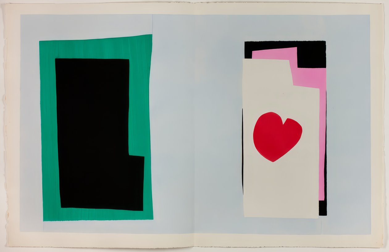 The Heart, från Jazz av Henri Matisse