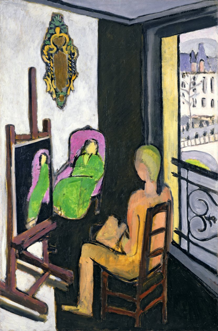 Målaren och hans modell av Henri Matisse