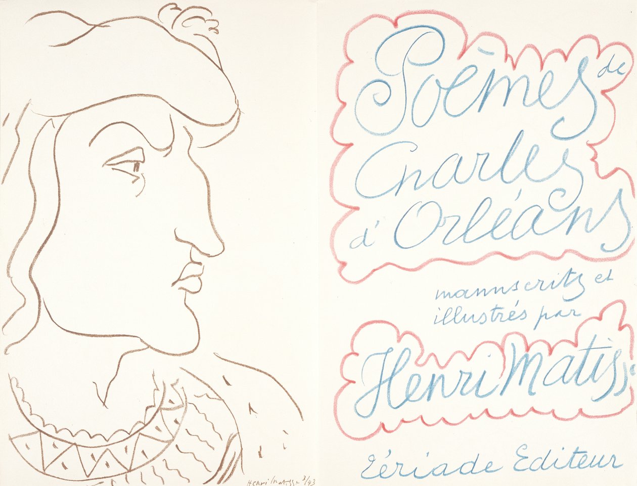 Karl av Orléans dikter, 25 februari av Henri Matisse