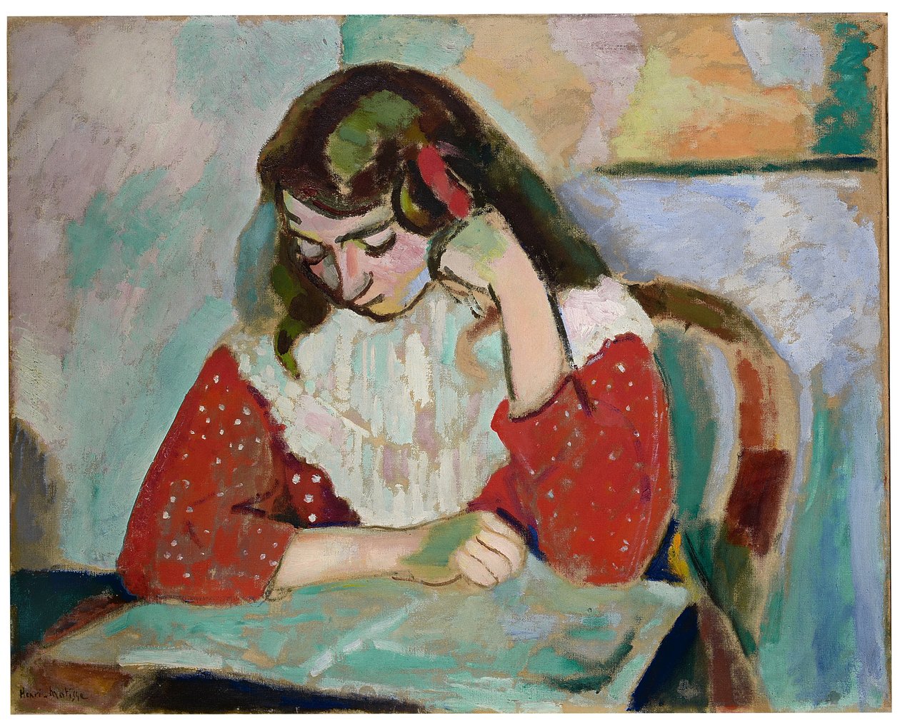 Läsaren, Marguerite Matisse av Henri Matisse