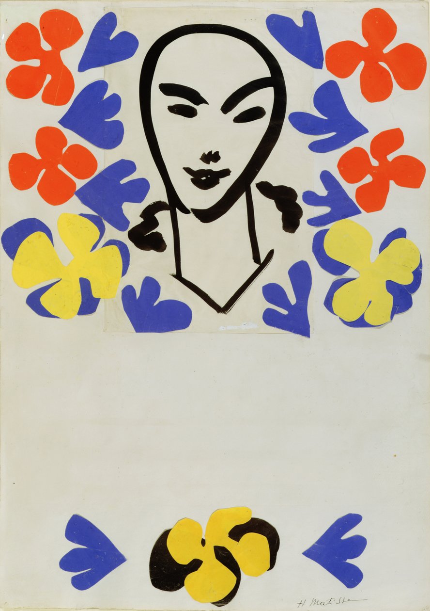 The Sculpture of Henri Matisse, affisch (collage) av Henri Matisse