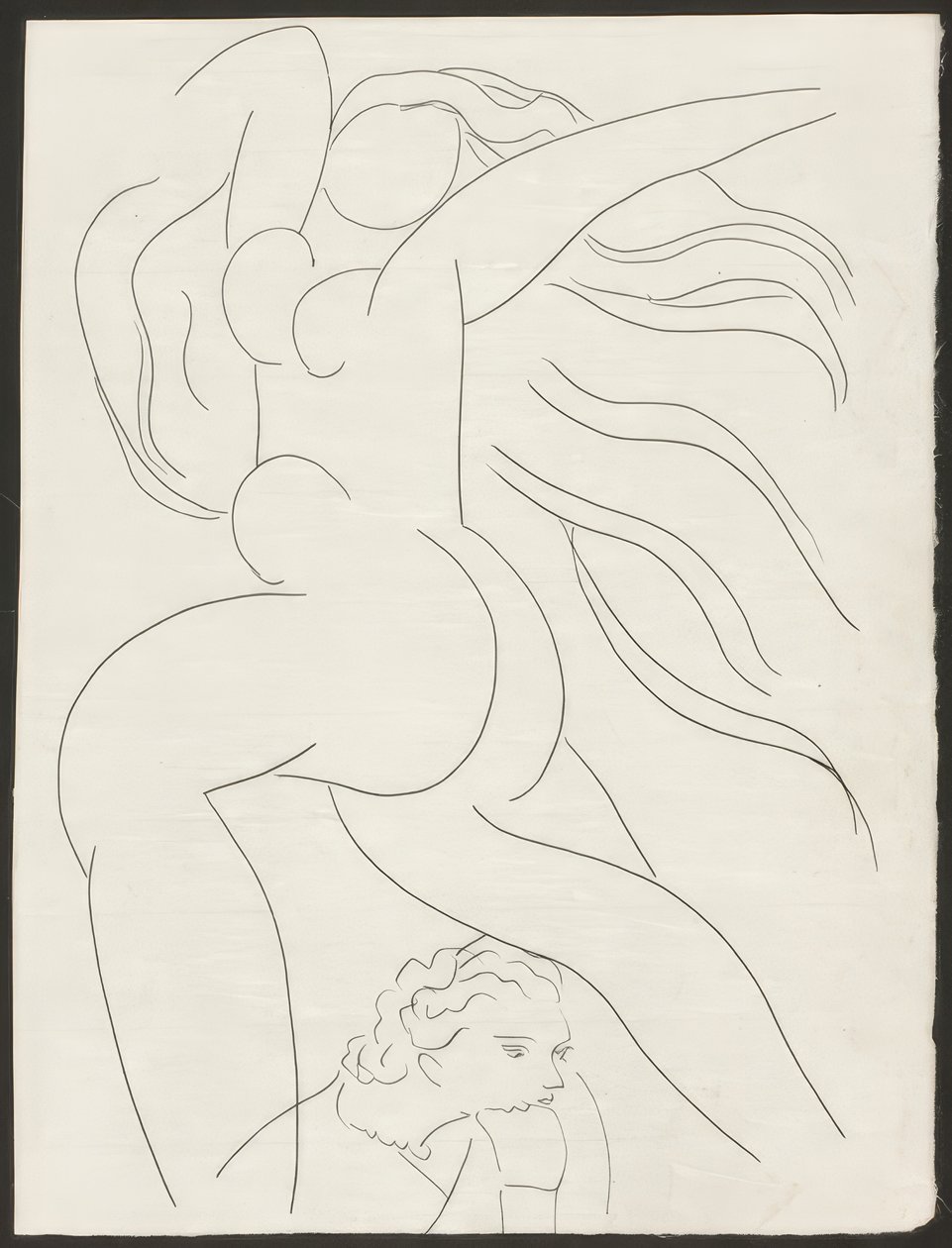 Toast, platta ett från Poesies de Mallarmé av Henri Matisse