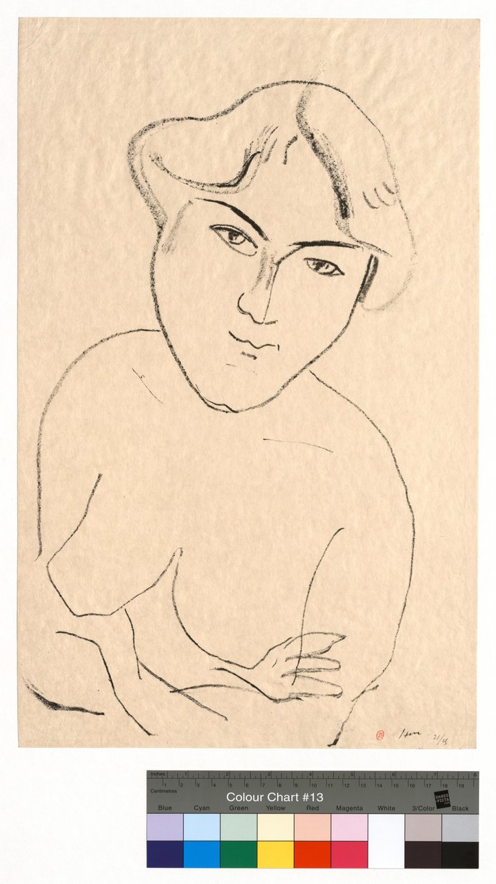 Torso med korslagda armar av Henri Matisse