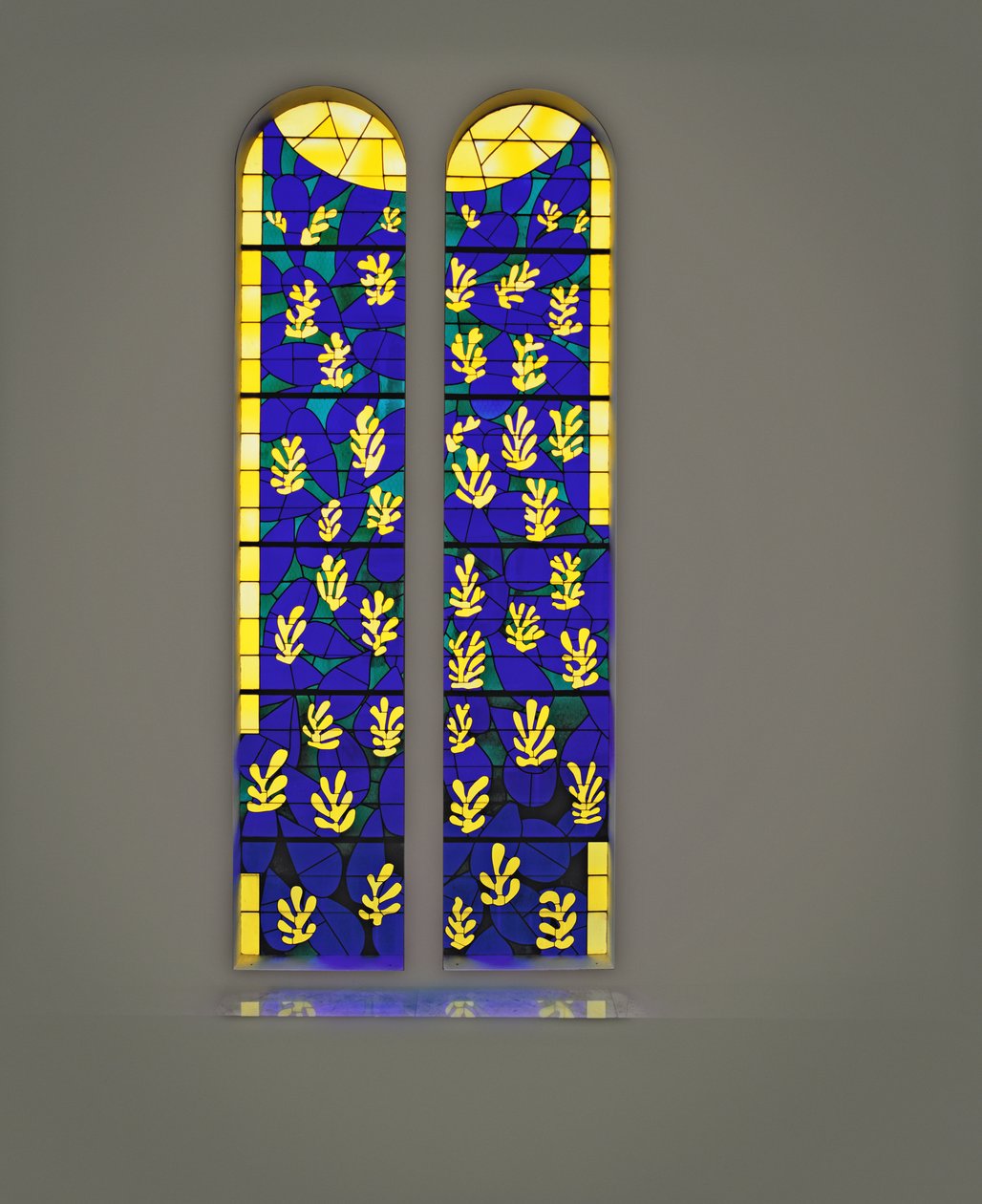 Livets träd Glasmålning, Rosenkransens kapell, Vence av Henri Matisse
