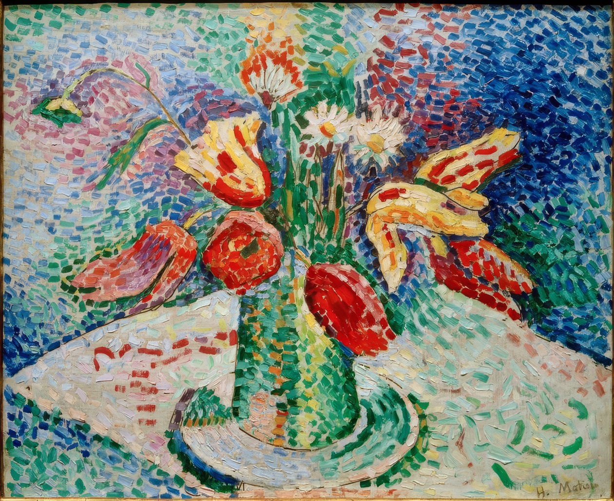 Tulpaner Papegojor av Henri Matisse