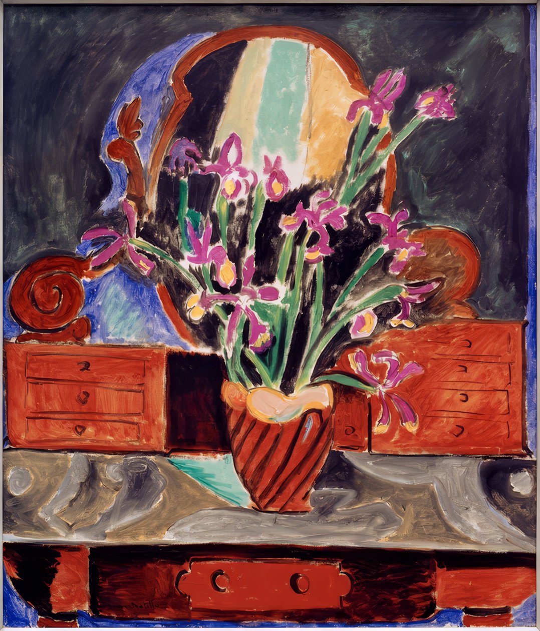 Vas med irisar av Henri Matisse
