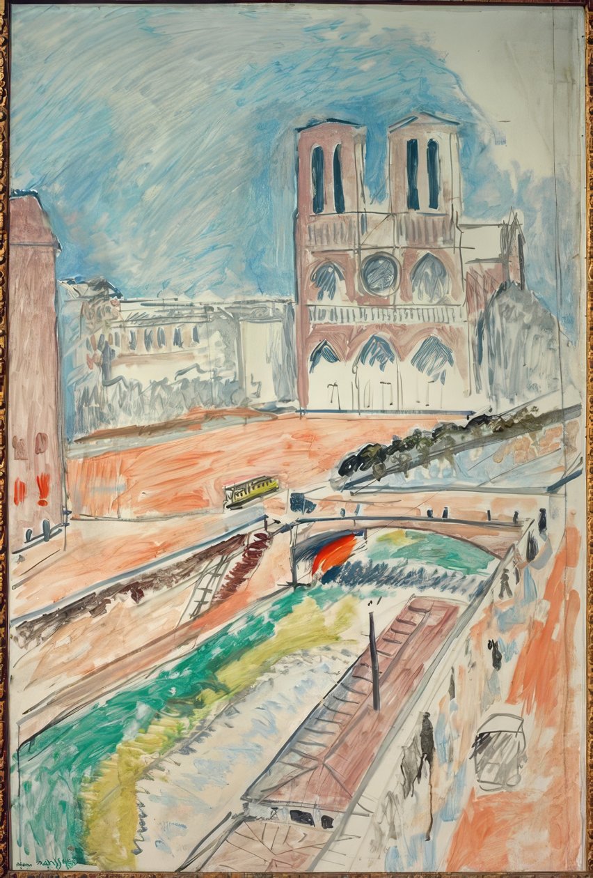 Utsikt över Notre-Dame av Henri Matisse