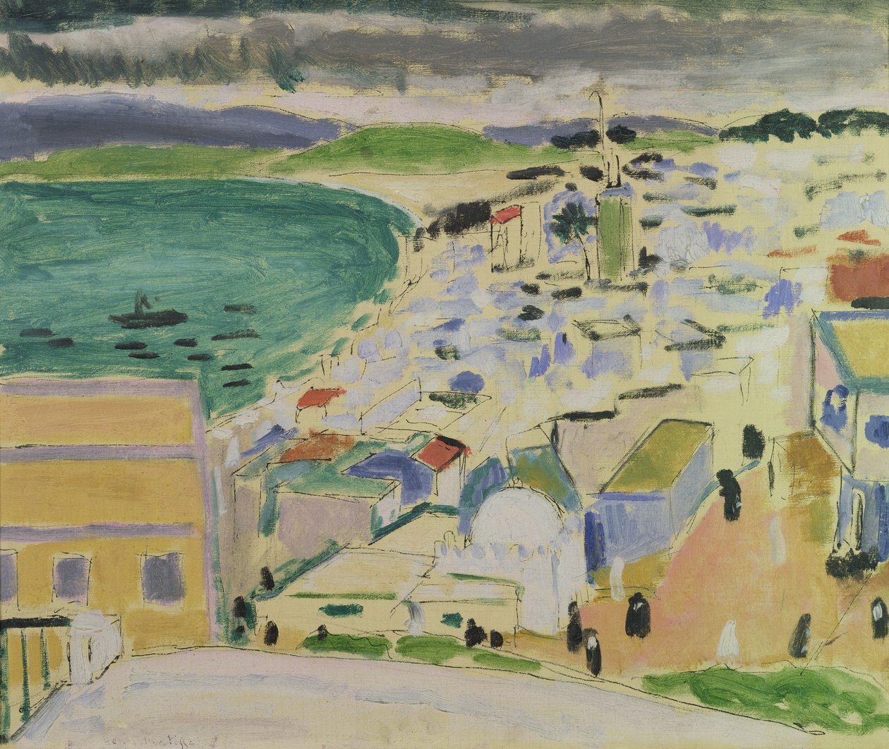 Utsikt över Tangerbukten (olja på duk) av Henri Matisse
