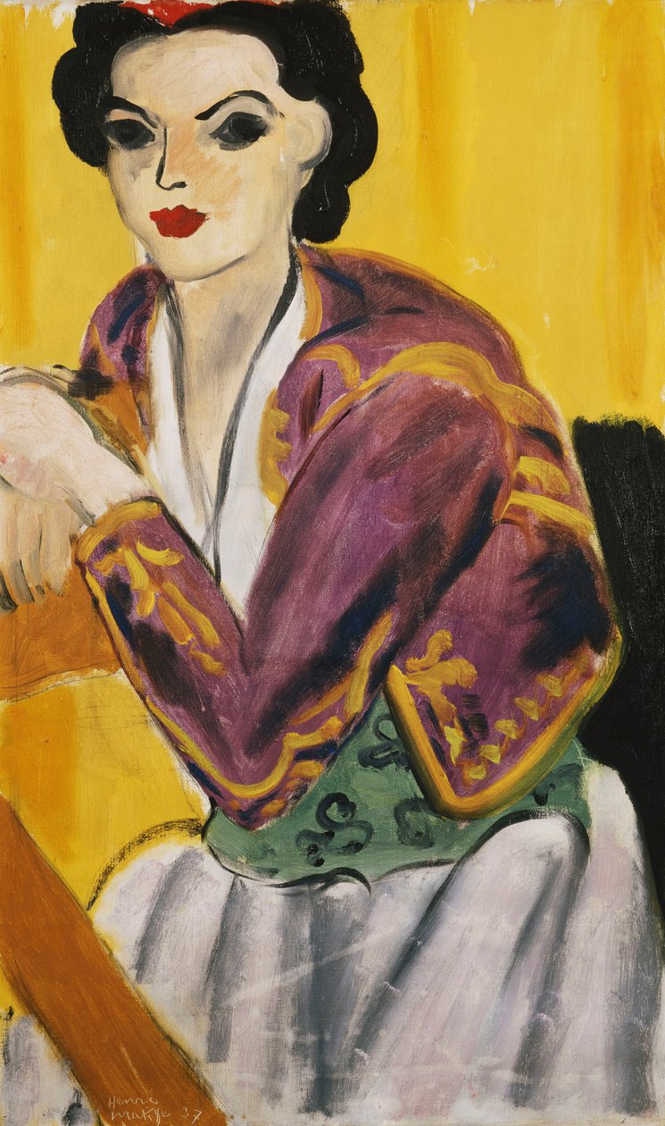 Violet Bolero 1937 (olja på duk) av Henri Matisse