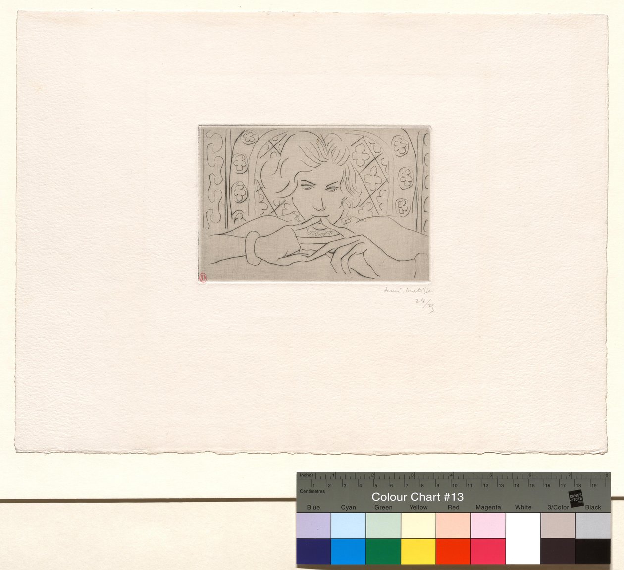 Ansikte - Tystnaden av Henri Matisse
