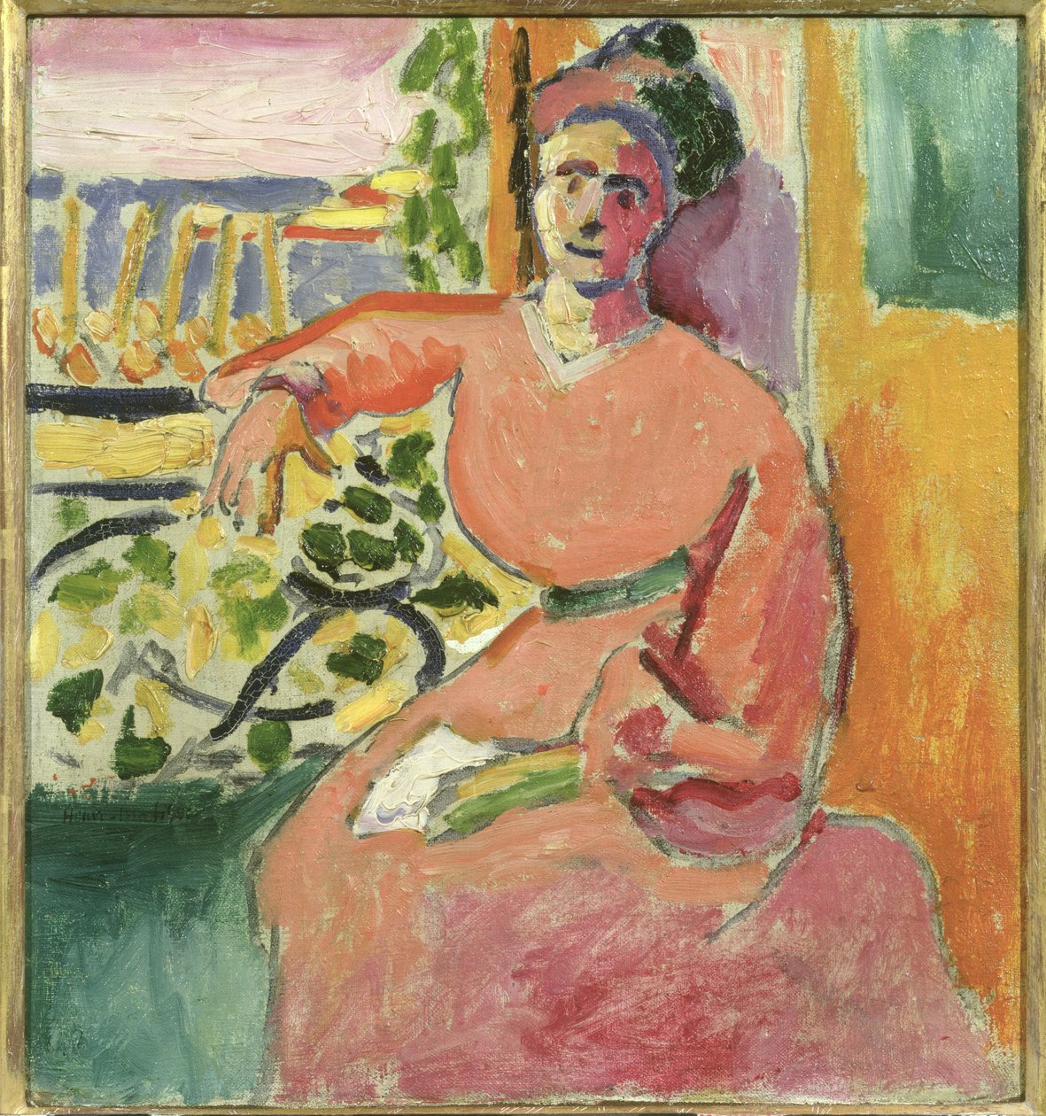 Kvinna vid fönstret av Henri Matisse