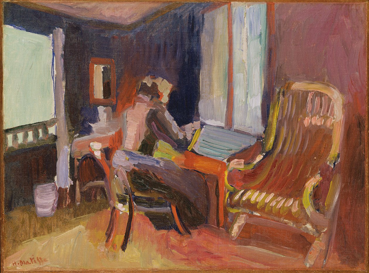 Kvinna i en interiör av Henri Matisse