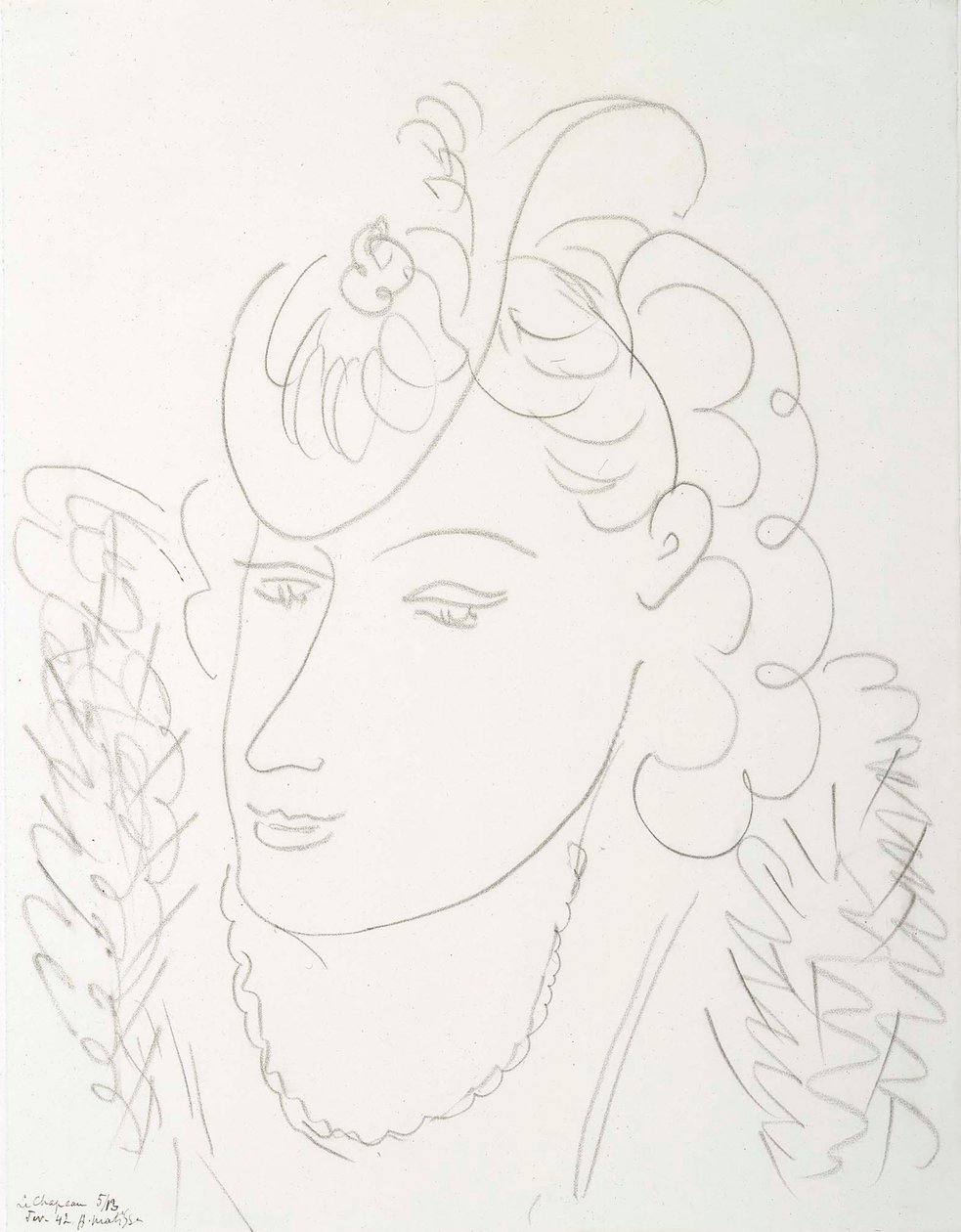 Kvinna med hatt av Henri Matisse