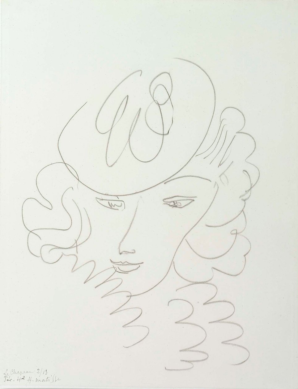 Kvinna med hatt av Henri Matisse