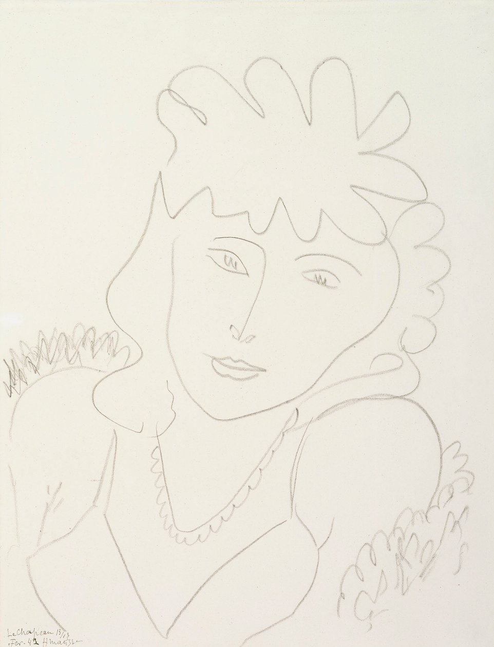 Kvinna med hatt av Henri Matisse