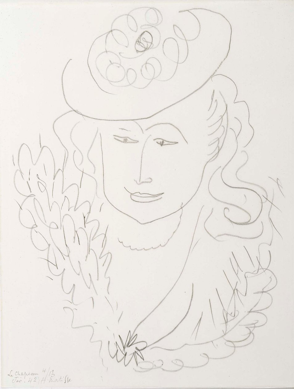 Kvinna med hatt av Henri Matisse