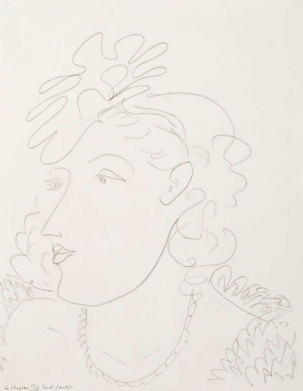 Kvinna med hatt av Henri Matisse