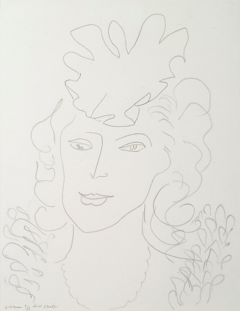 Kvinna med hatt av Henri Matisse