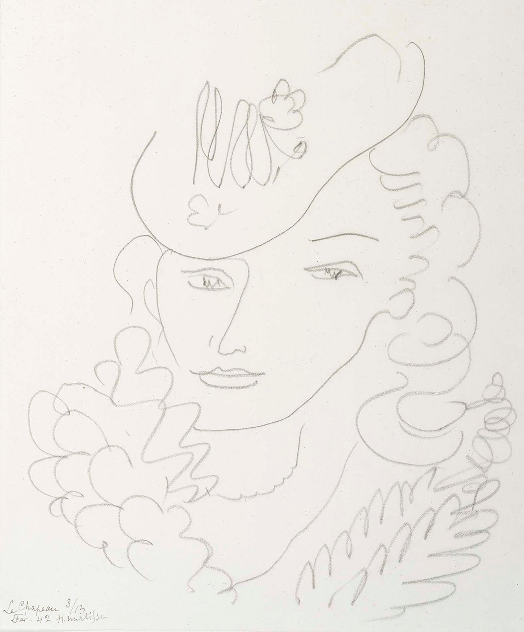 Kvinna med hatt av Henri Matisse