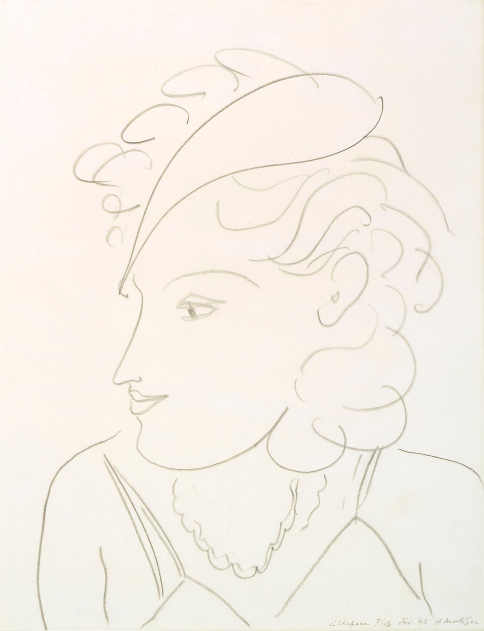 Kvinna med hatt av Henri Matisse