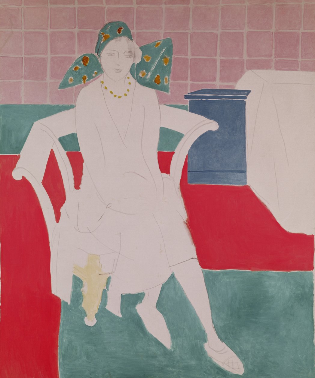 Kvinna med Madras-hatt av Henri Matisse