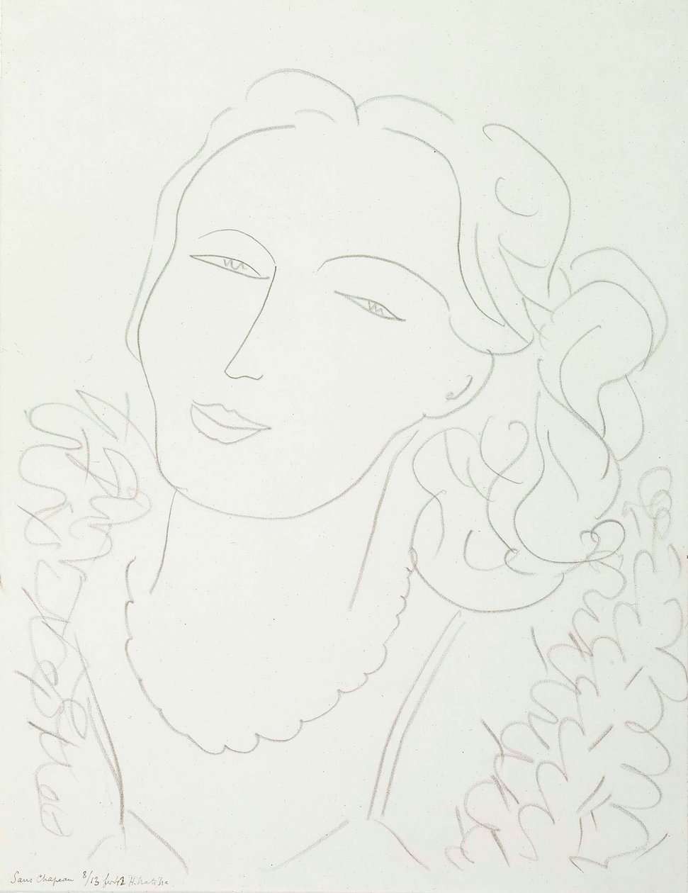 Kvinna utan hatt av Henri Matisse