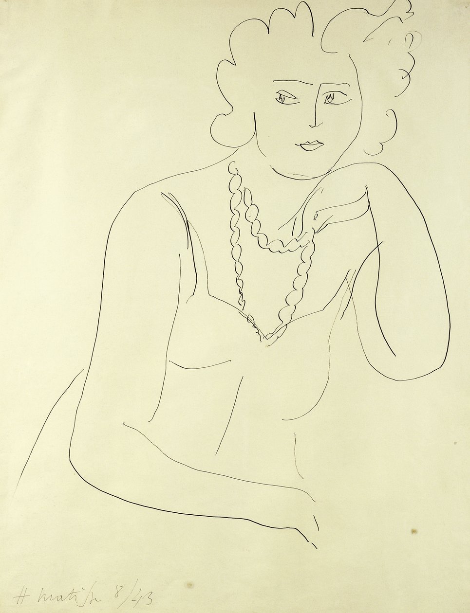 Halsband för kvinna av Henri Matisse
