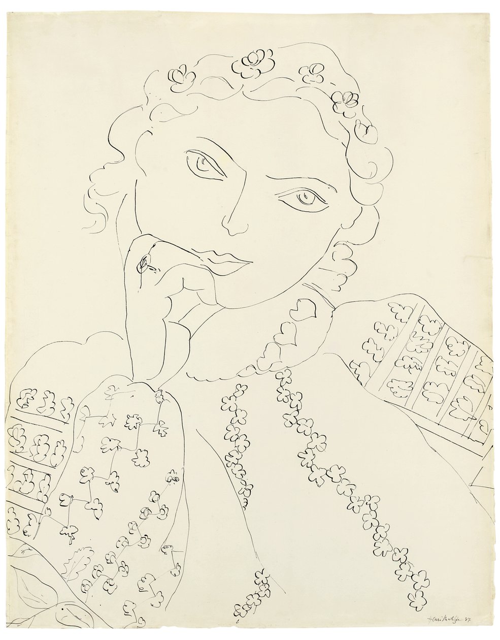 Ung flicka av Henri Matisse