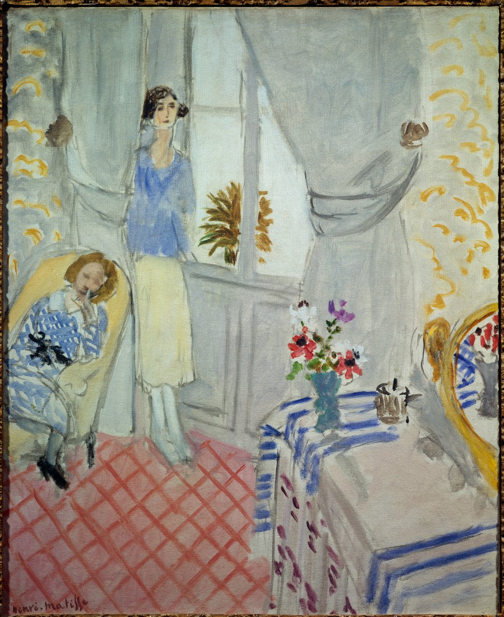 le boudoir 1921 (olja på duk) av Henri Matisse