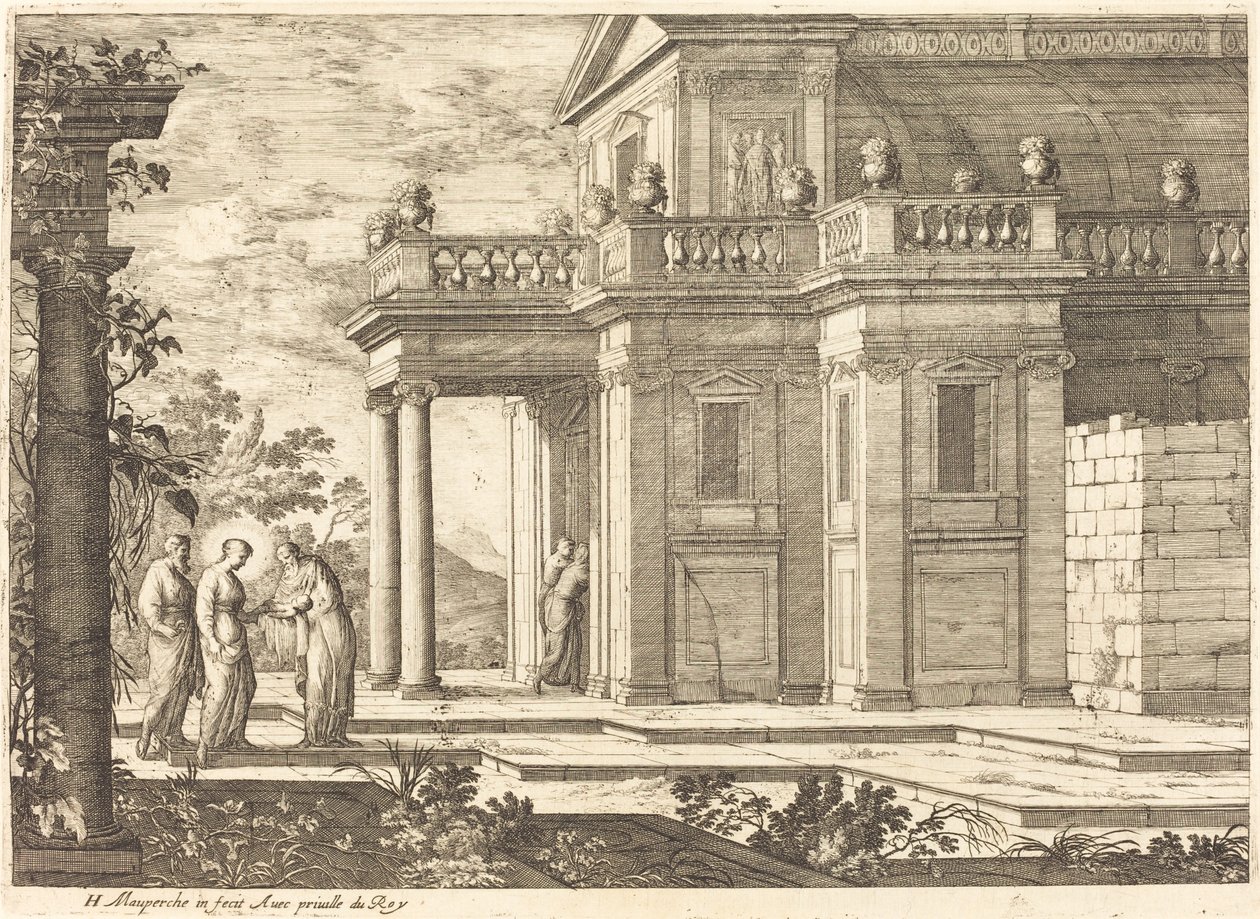 Presentation i templet av Henri Mauperche