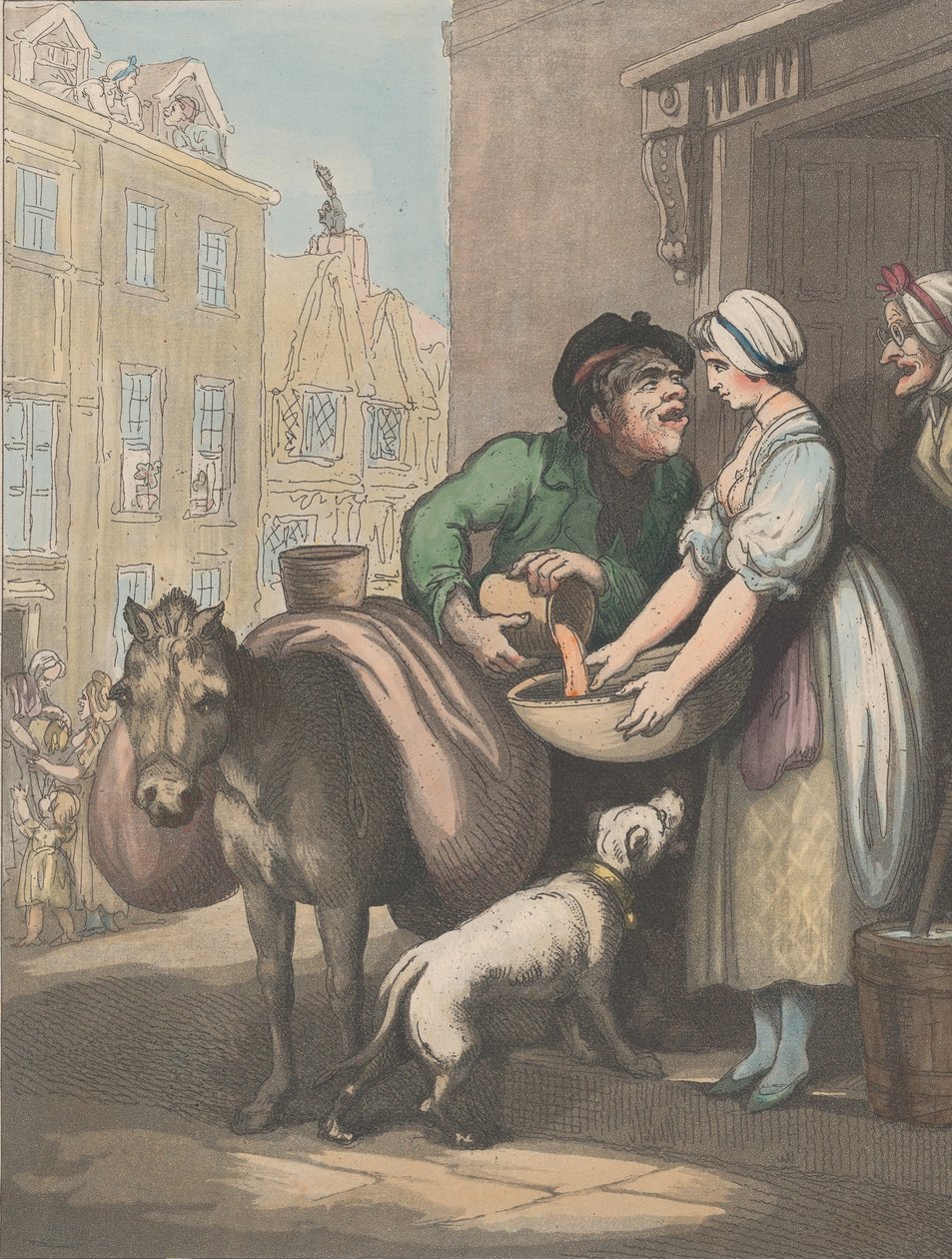 Cries of London, nr 4: Do You Want Any Brickdust, 20 februari 1799. av Henri Merke