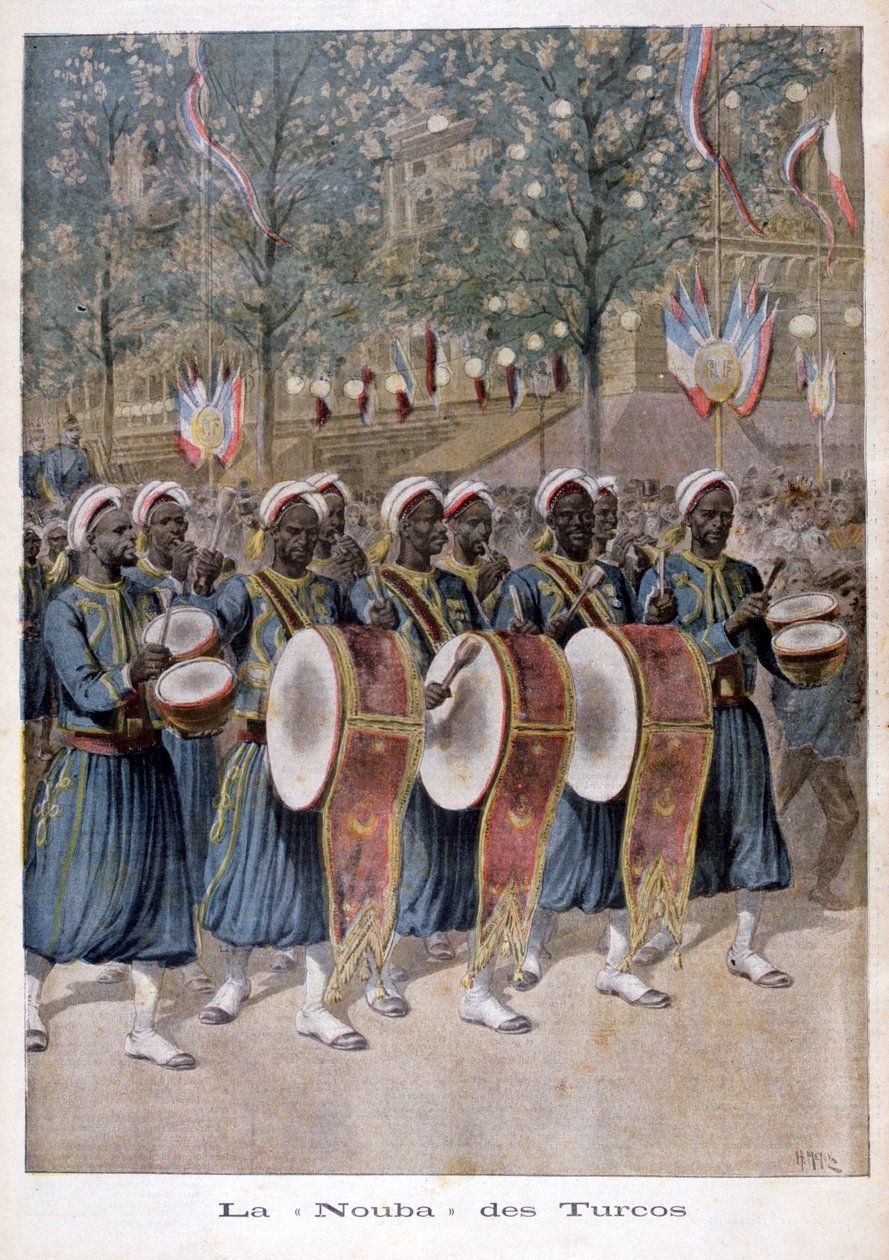 Ett regemente av algeriska Turcos, 1896 av Henri Meyer