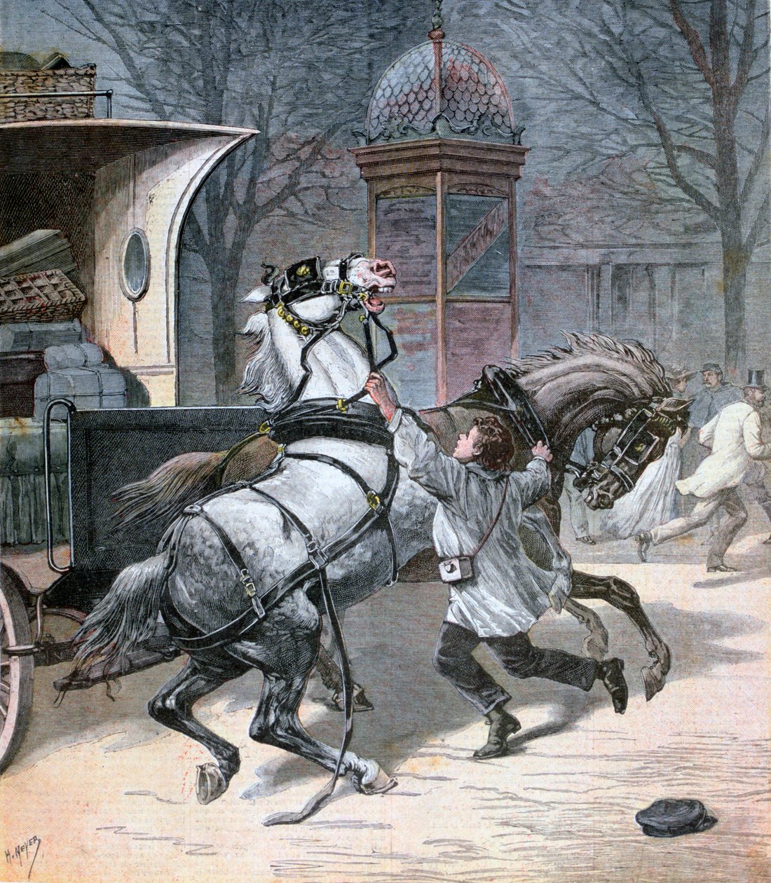 En ung modig man, Paris, 1892 av Henri Meyer