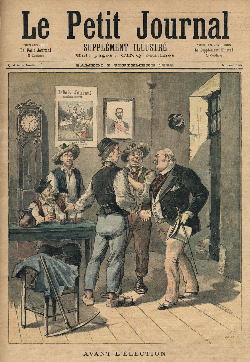 Före valet, illustration från 