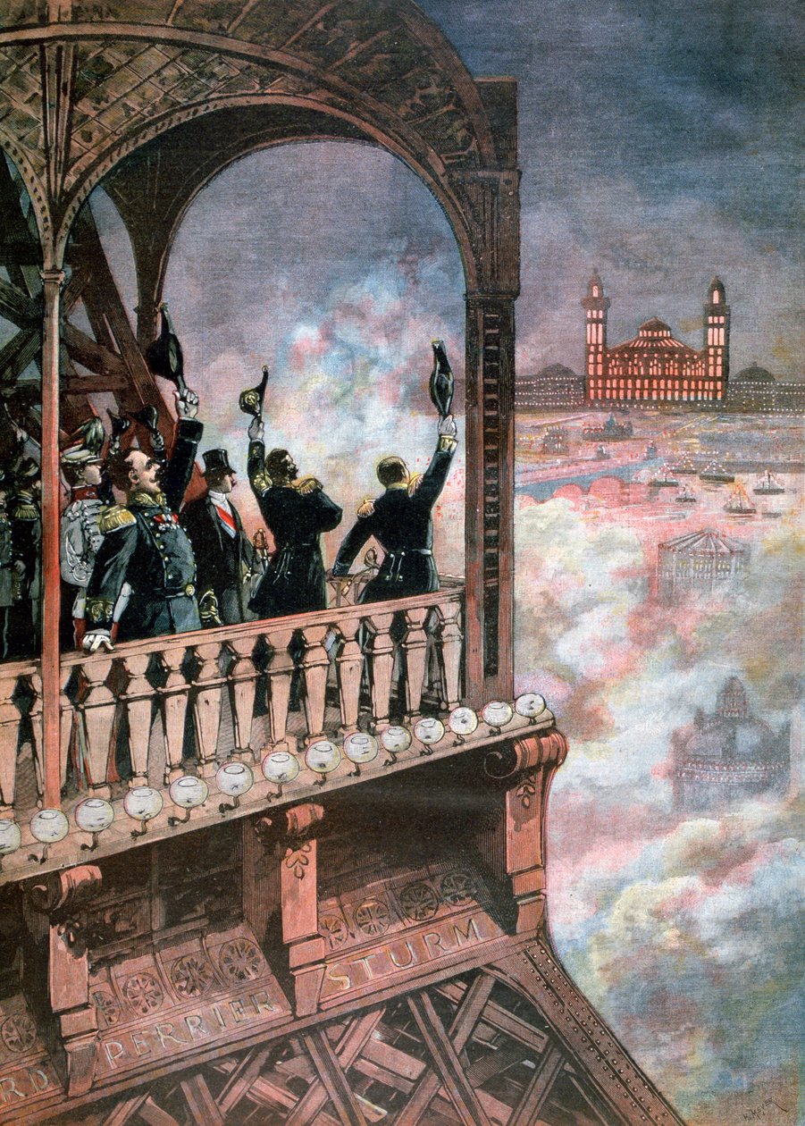 Firande i Paris för att hedra den fransk-ryska dubbla alliansen, 1893 av Henri Meyer