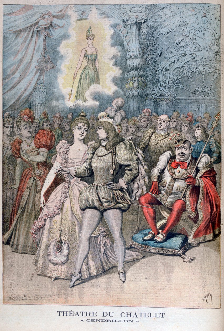 Askungen Askungen, Theatre du Châtelet, Paris, 1895 av Henri Meyer