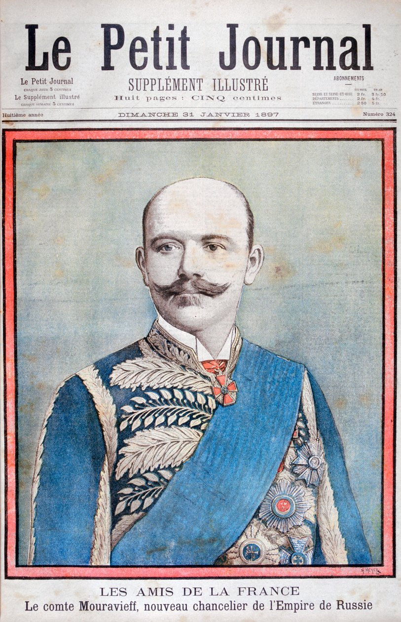 Greve Mouravieff, Rysslands utrikesminister, 1897 av Henri Meyer